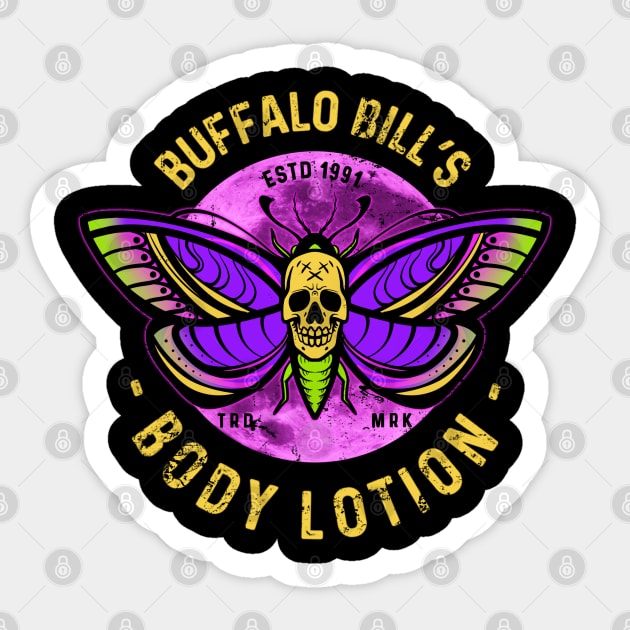 Buffalo Bill’s Body Lotion Sticker by Black Red Store